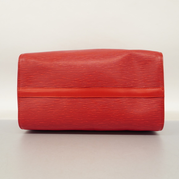 Auth Louis Vuitton Epi Speedy 30 M43007 Women's Handbag Castilian Red - Picture 3 of 12